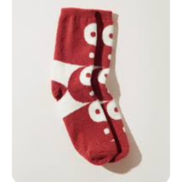 Yin Yang Fuzzy Lounge Socks - Picture 1 of 3